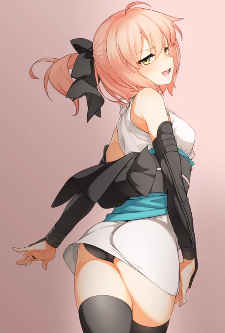桜セイバーが再臨した途端どスケベくのいちみたいになったのでこいつ誘ってんのか?って勢いで描きました 