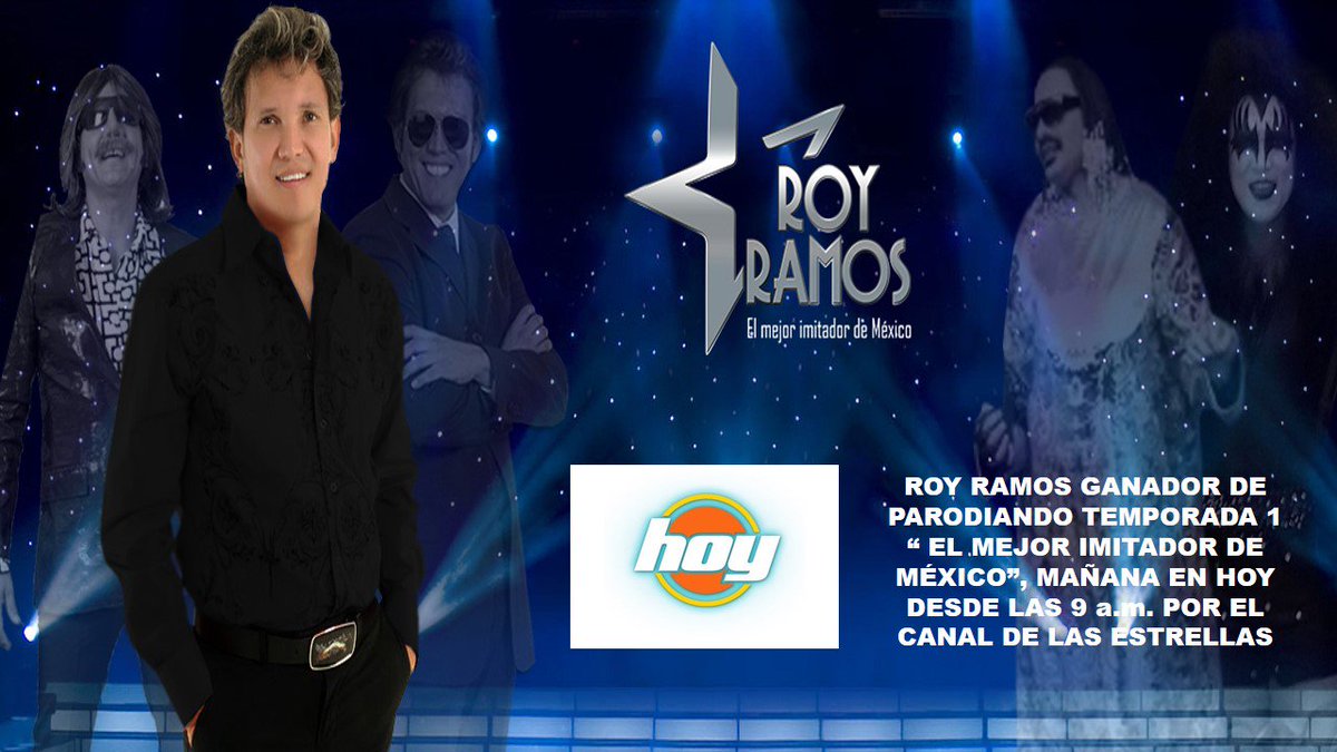 RoyRamosShow1's tweet photo. No se pierdan mañana el Programa Hoy, por ahí andaré con una de mis caracterizaciones...
Roy Ramos Show a partir de las 9a.m. https://t.co/NHIBzMjPdz
