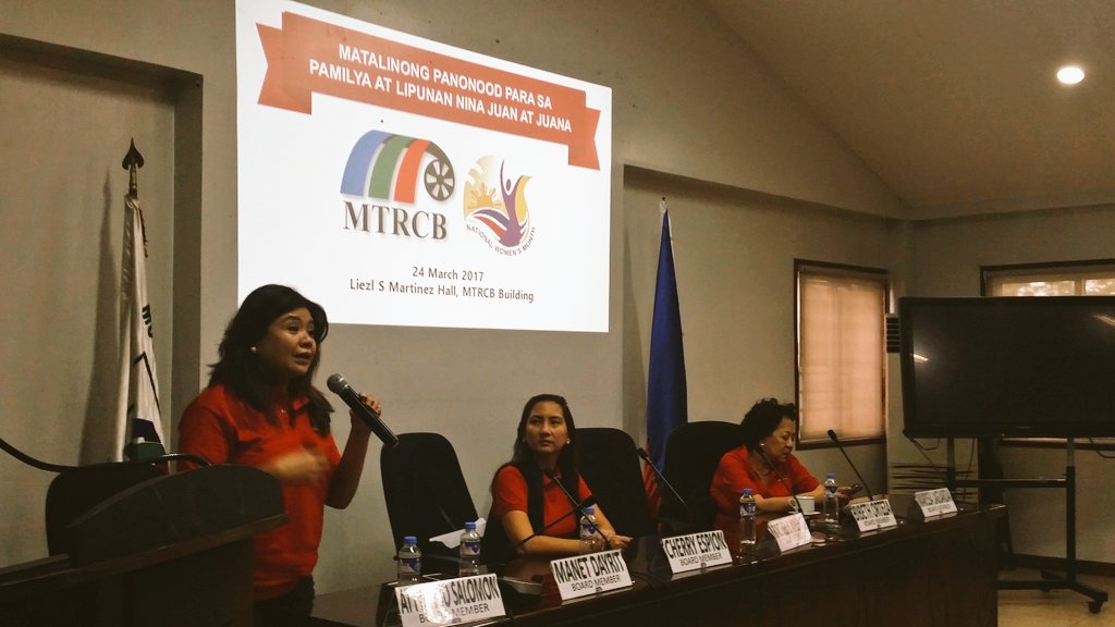 Happening Now: #MTRCB Media Literacy and Matalinong Panonood Seminar at MTRCB office in celebration of National Women's Month.