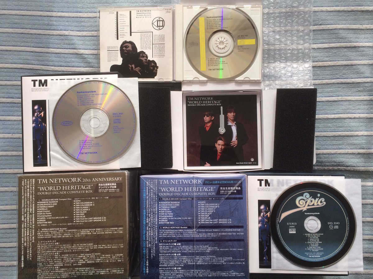 TM NETWORK WORLD HERITAGE ～Revival and Renewal BOX～ 到着しました