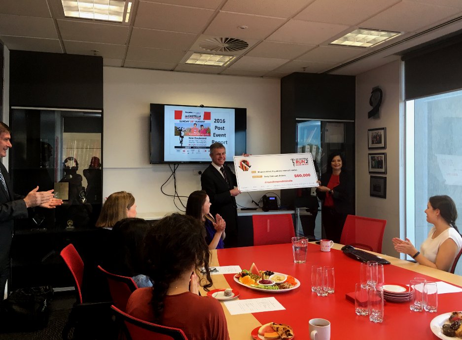 maprc1's tweet photo. Celebrating the success of @decastellarun, @jayashrikulkar1 accepting $60k for furthering #research and clinical practice at #MAPrc https://t.co/hd5woAr6XE