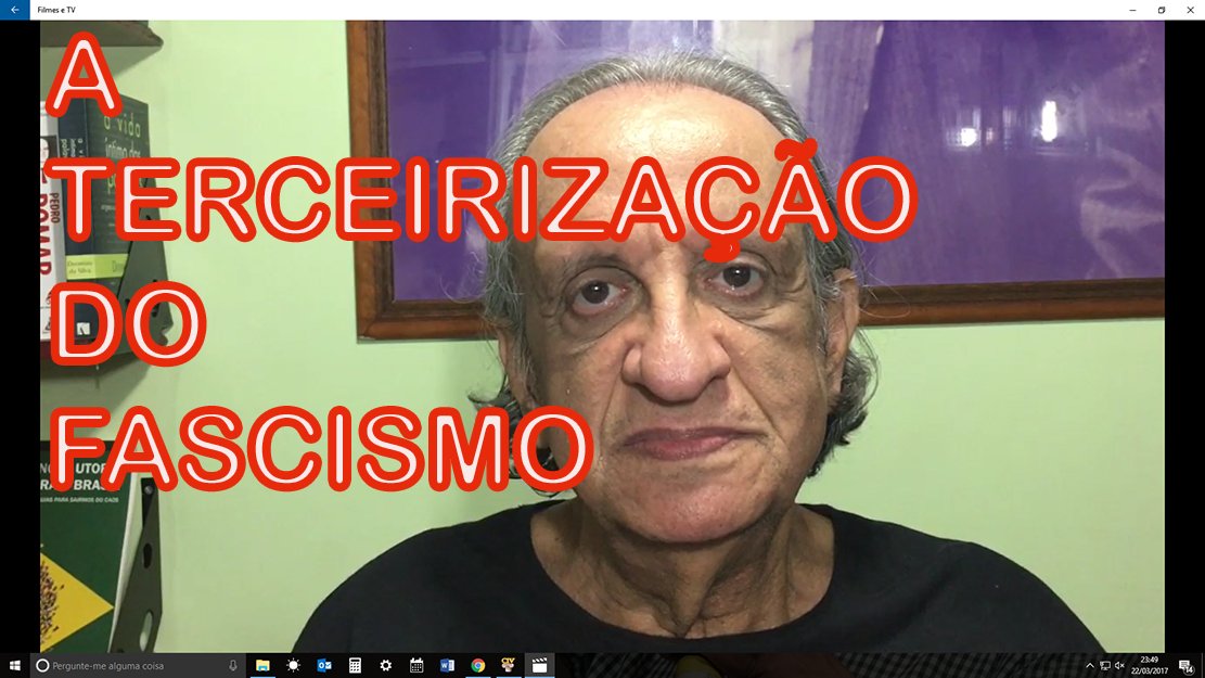 "Terceirizando o Fascismo". De Mussolini a Temer.  Veja e inscreva-se no canal. youtube.com/watch?v=khB5sh… … ;;.,