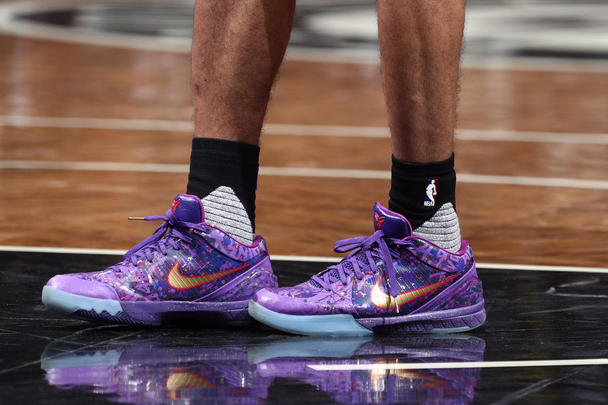 B/R Kicks on X: Tyler Ulis in the Nike Kobe 8 “Purple Gradient