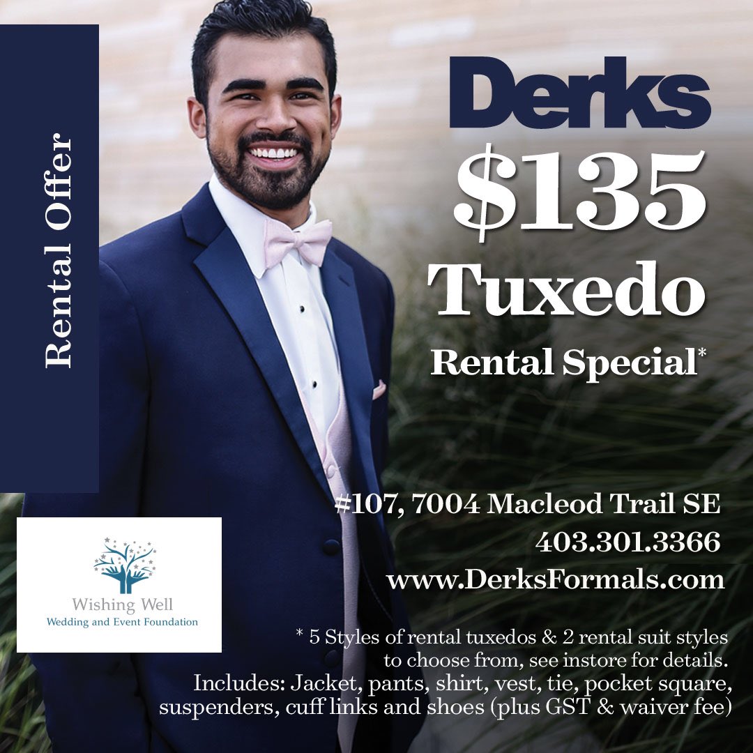 Are you red carpet ready for April 22 #ANightInMonteCarlo? Release your inner James Bond with a tux/suit rentals <a href="/DerksFormals/">Derks Formals & Menswear</a> -Deets in pic