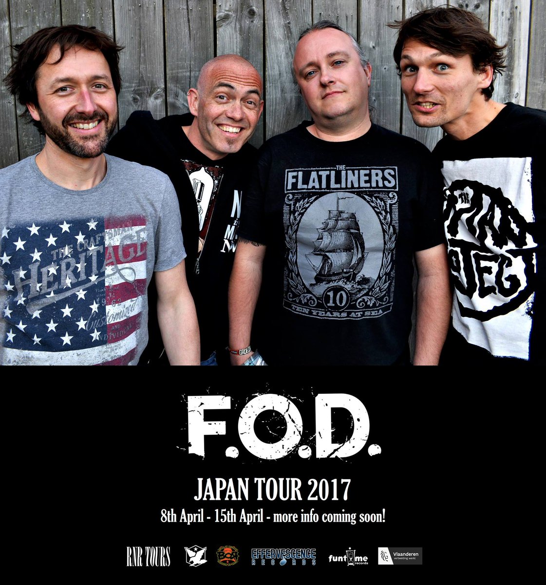 FODpunkrock's tweet image. We will be touring Japan, 2 weeks from now! Pretty mind blowing that is! All info here: goo.gl/fAH52Q and at @rnrtoursjp