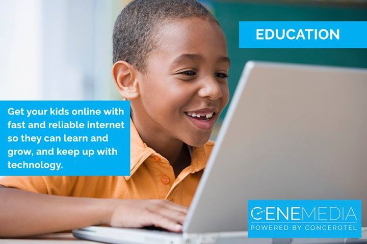 CeneMedia's tweet photo. Connect your kids to faster and more reliable internet to help their education. #learn #grow #educationiskey https://t.co/e4ToNjeps0