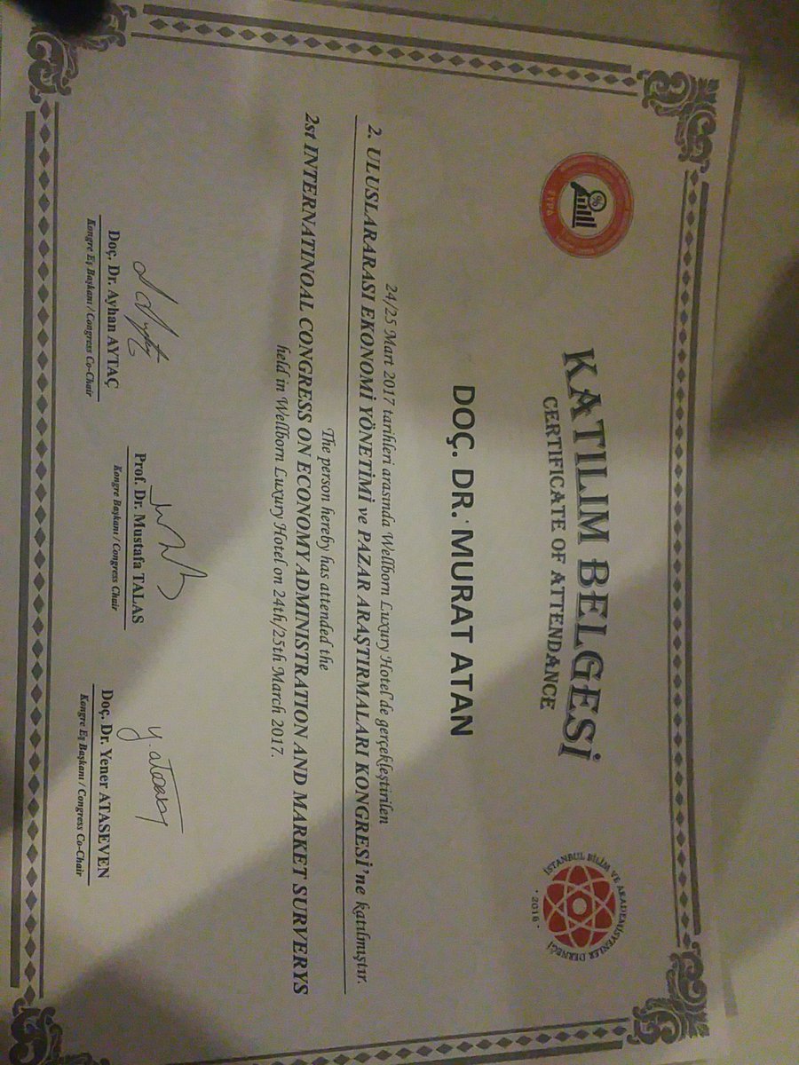 2.ci  ulusal Ekonomi Yönetimi ve Pazar Araştırması Kongresi