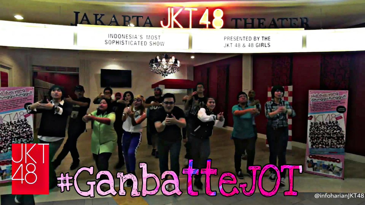 Hari ini tepat jam 5sore, kami &amp; seluruh fans JKT48 se-Indonesia akan mengadakan project hastag > #GanbatteJOT, nanti kita UP bersama2