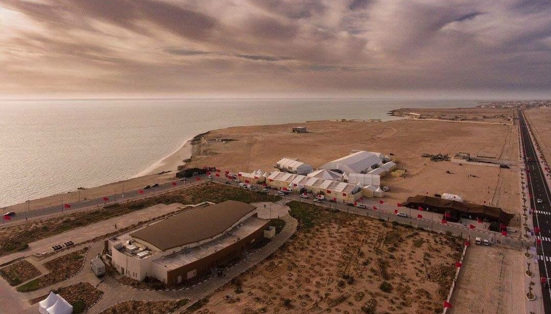 SFRATE365's tweet photo. قاعة المؤتمرات شمال مدينة #الداخلة 
و التي تحتضن منتدى كرانس مونتانا 
#المغرب https://t.co/WgTNqrM91G