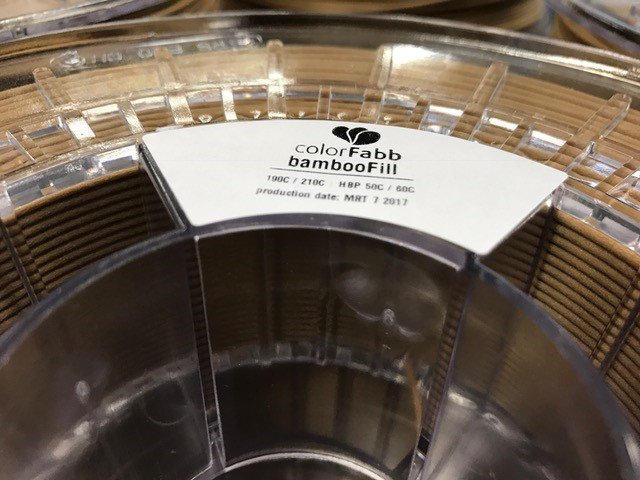 ColorFabb's tweet photo. We're running out of #bambooFill stock fast. Get your while we have some left: https://t.co/kFm7Exz2pY https://t.co/QYYSA2Acbo #3Dprinting https://t.co/JS4DCNLr1R
