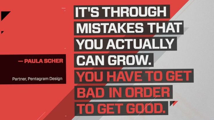 ChrisStoneFilms's tweet image. "It's through mistakes that you can actually grow. You have to get bad in order to get good."
Don't fear failure, learn from it. #actorslife