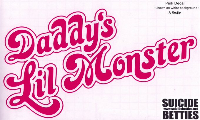 Harley Quinn Daddy's Lil Monster Vinyl Decal $6.00 (Free Shipping) https://t.co/I6sEbaoXUh https://t
