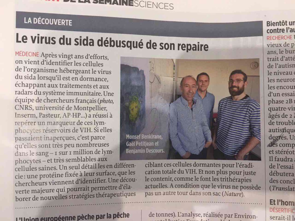 ZohraBitan's tweet image. #Sidaction2017 Lutte contre le terroriste VIH : on sait enfin où se cache le destructeur pour échapper à l'armée Trithérapie 👍🏻