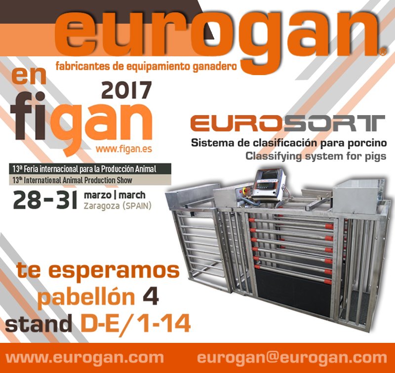 euroganspain's tweet photo. En @Figan_fz te esperamos con nuestro Sistema de Clasificación para porcino #EUROSORT https://t.co/lON1lieYch eurogan@eurogan.com https://t.co/UfGzexv6EF