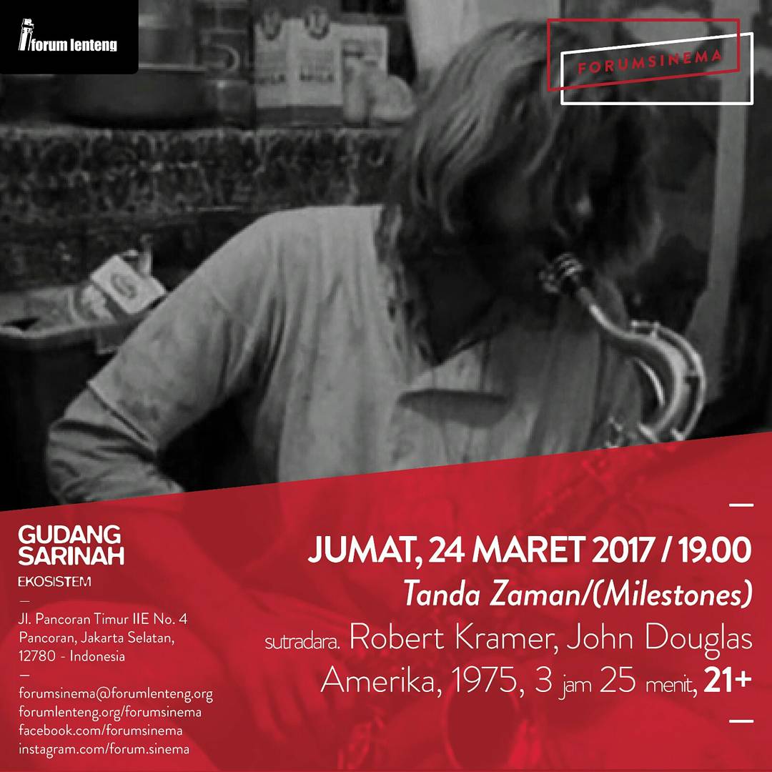 gudangsarinah's tweet image. #FORUMSINEMA hari ini:

Man Of Aran: 16.00 WIB
Milestones: 19.00 WIB

DONASI: IDR 10K