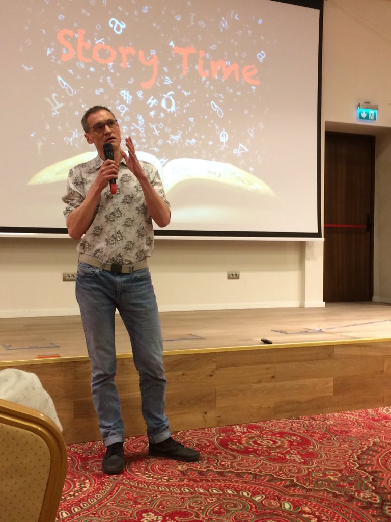 rdavidescu's tweet image. #Agile story time with @tobiasmayer  at #DevExperience