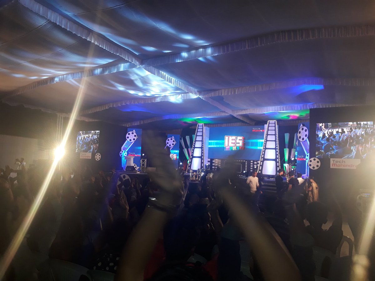 shubhav's tweet photo. Some Fantastic performances to enthrall the audience .. @TechMahindraIES team having a gala time at #IESImpulse https://t.co/JrVpZT92tx