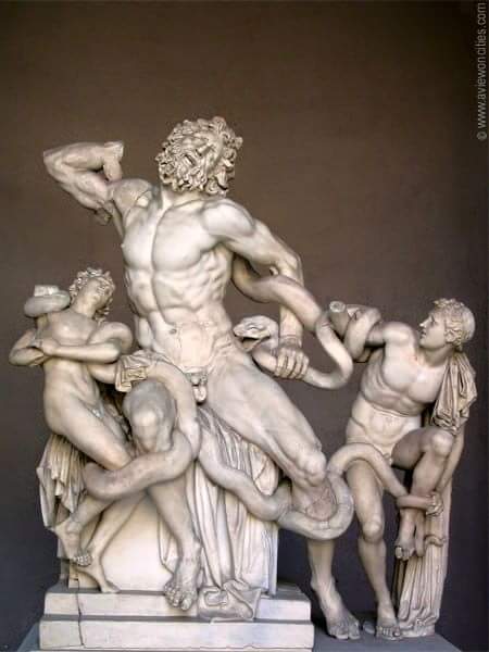 Artist_Educator's tweet image. Google Mannerist sculpture and this comes up. It's a Hellenistic Sculpture, from around 42- 20 BCE called Laocoon and his Sons. #fixgoogle