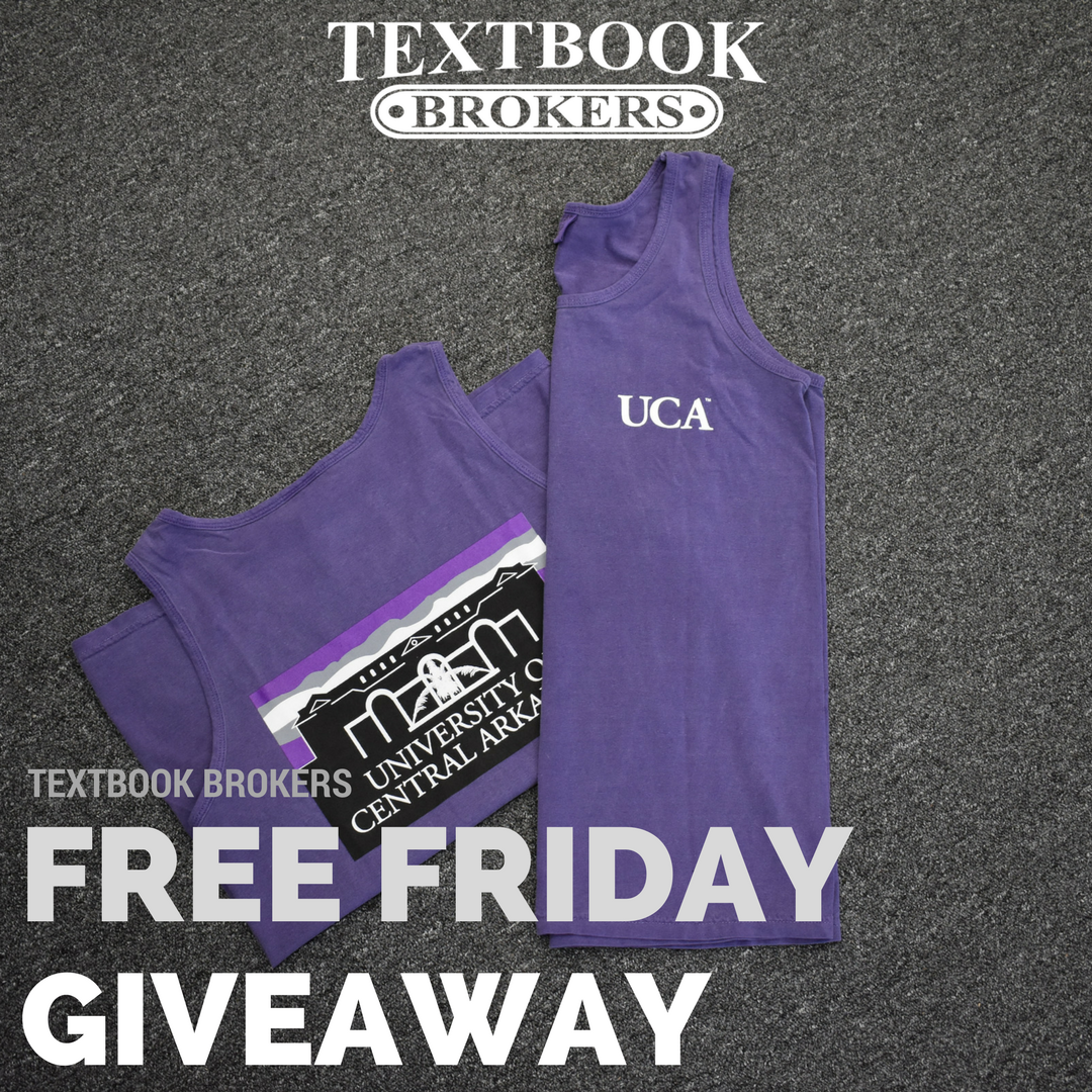 TextbookBrokers's tweet photo. Happy Friday! We want to give away one of our brand new Skyline Tanks! Retweet and like for your chance to win! https://t.co/3wWYfznGDX