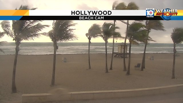 Breezy to windy conditions are bringing some showers onshore. Watch Meteorologist Julie Durda for more. https://t.co/p9DtIPnJX0
