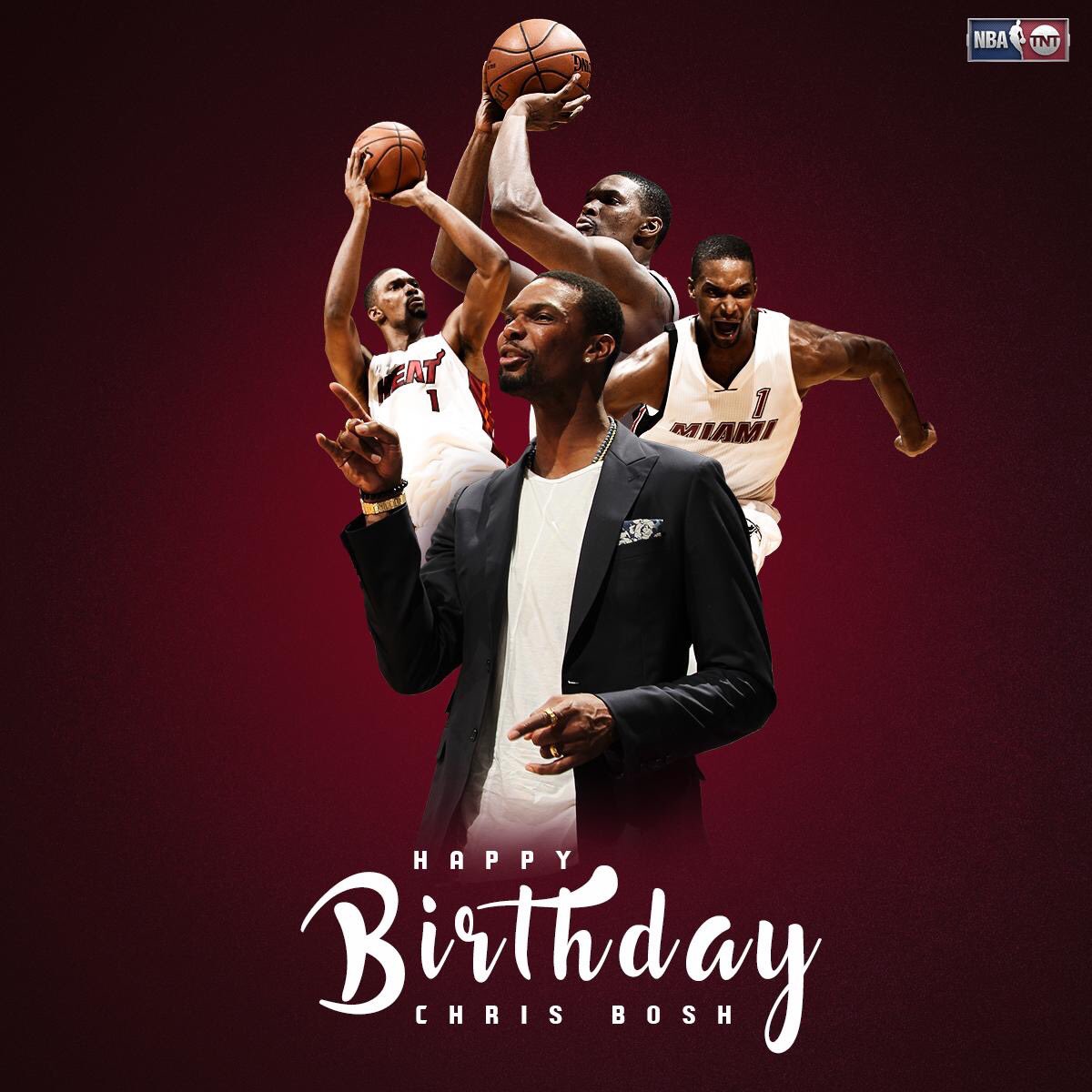 Happy Birthday to the 11-Time NBA All-Star & 2-Time NBA Champion, Chris Bosh!  