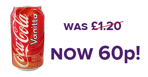 candyheroleeds's tweet photo. Coke Vanilla half price! #Leeds #ClosingSale #LastDayTomorrow https://t.co/hlk1Mfjg7P