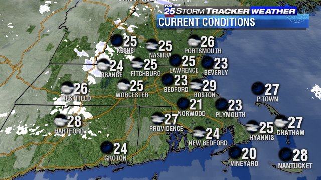 ShiriSpear's tweet photo. Happy Friday!  Watching for a few flurries ahead of scattered rain this afternoon... All stays light! #fox25 https://t.co/1QhPRGod5P