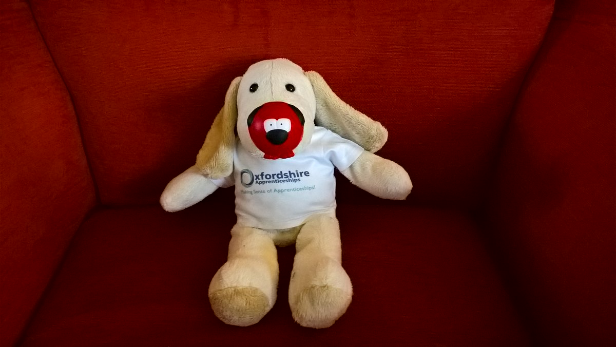 ApprenticeShep's tweet image. Happy #RedNoseDay everyone! I'm wearing my fave #rednose today - Sniffer the Dog of course!! Have a great day! #FridayFeeling