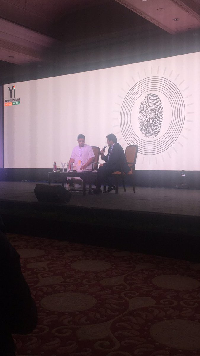 Standing ovation for <a href="/Ach_Balkrishna/">Acharya Balkrishna</a>. Lessons of life has no language barriers. Resonating words #yiloves <a href="/YiTweets/">Young Indians (Yi)</a> #TakePride2017 <a href="/YIDelhi/">CII Young Indians - Delhi</a>