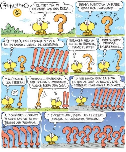eulainmaculada's tweet photo. En la conferencia que impartió esta semana en #CMI, el profesor Ricardo Chrobak nos recomendó esta tira cómica. #LaVDeGowin. #CICREART2017 https://t.co/Njglxe76zT