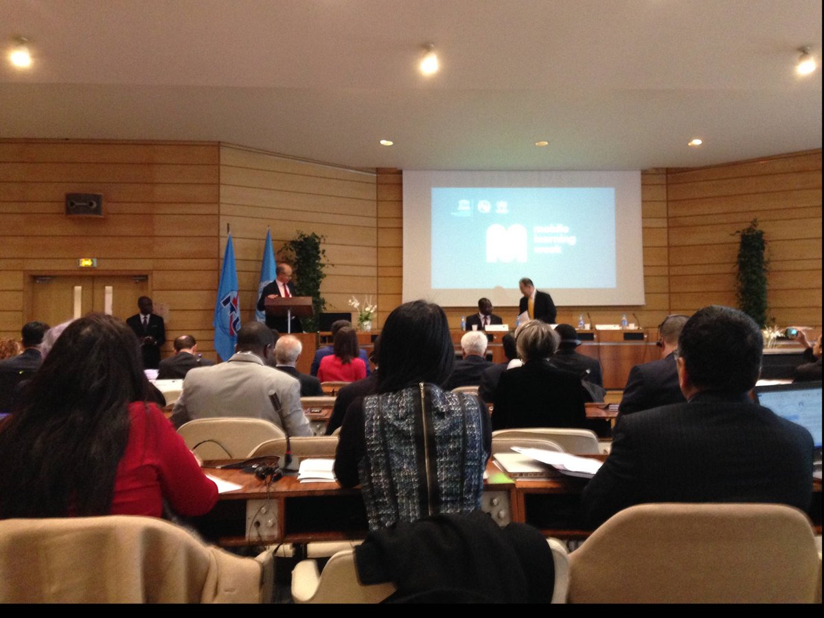 HughClench's tweet photo. Start of this morning's session, led by the Assistant Director General for Education UNESCO  #MLW2017 https://t.co/J8fn9a8SEg