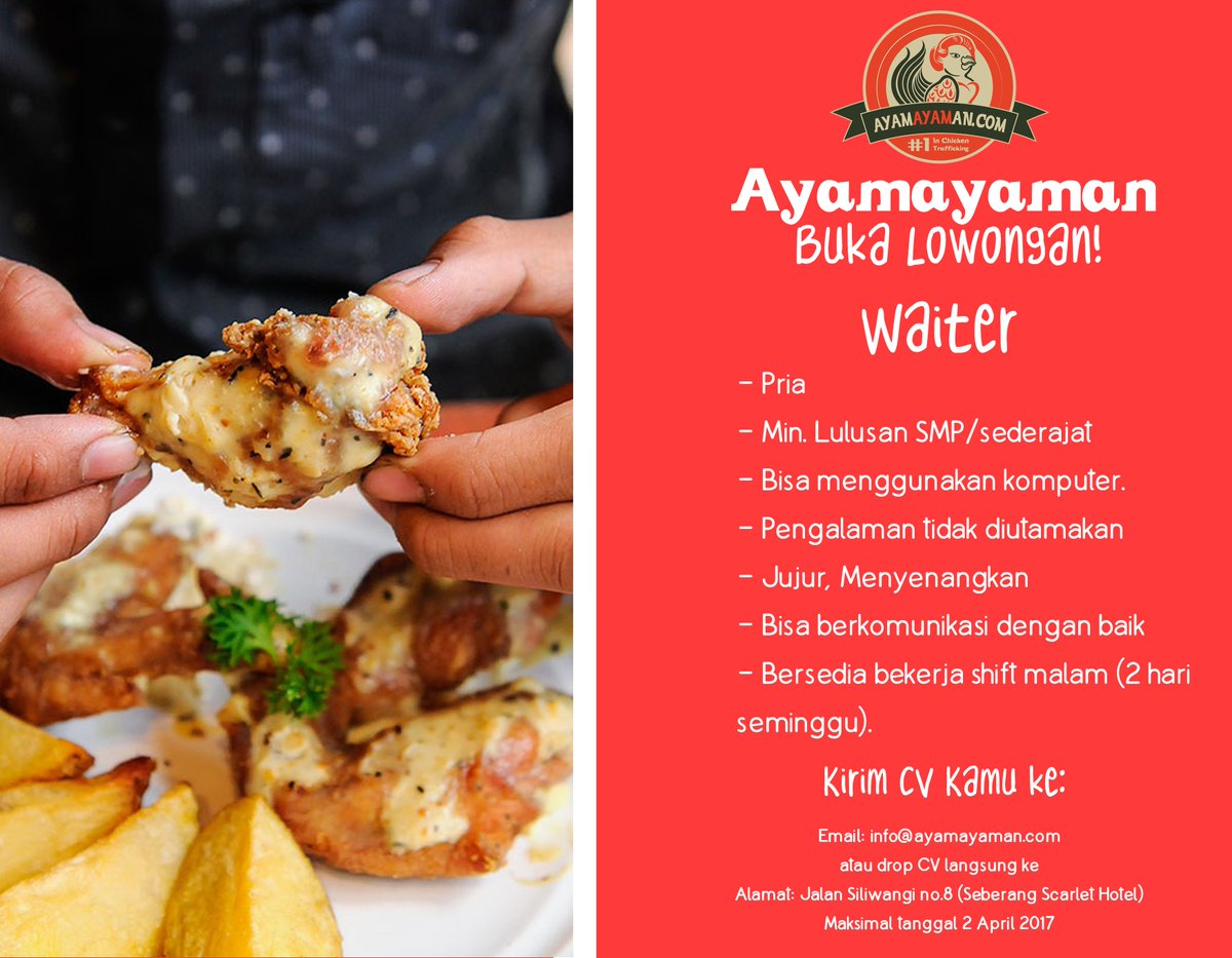 Dibutuhkan segera! #Lokerbdg #loker #waiter @info_loker @loker @lokerdir <a href="/Loker/">Loker</a>Bdg