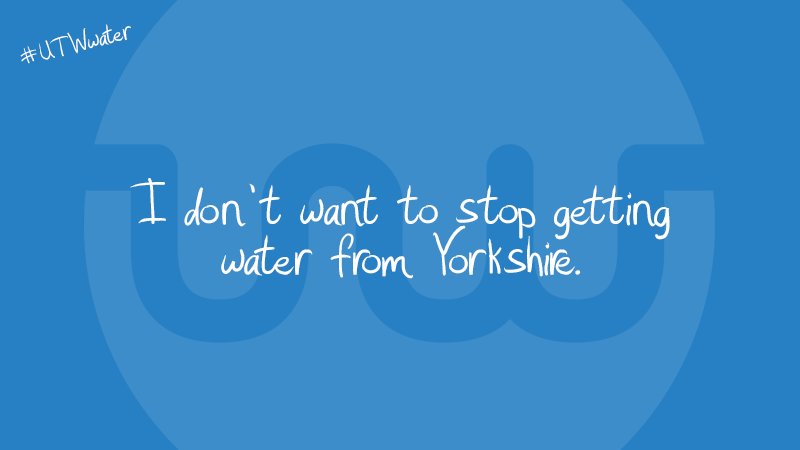 utilitywiseplc's tweet photo. Don't worry - you'll still be able to drink Yorkshire water when the market opens. You'll be able to switch your supplier, though! #UTWwater https://t.co/YjNrC5AzzQ