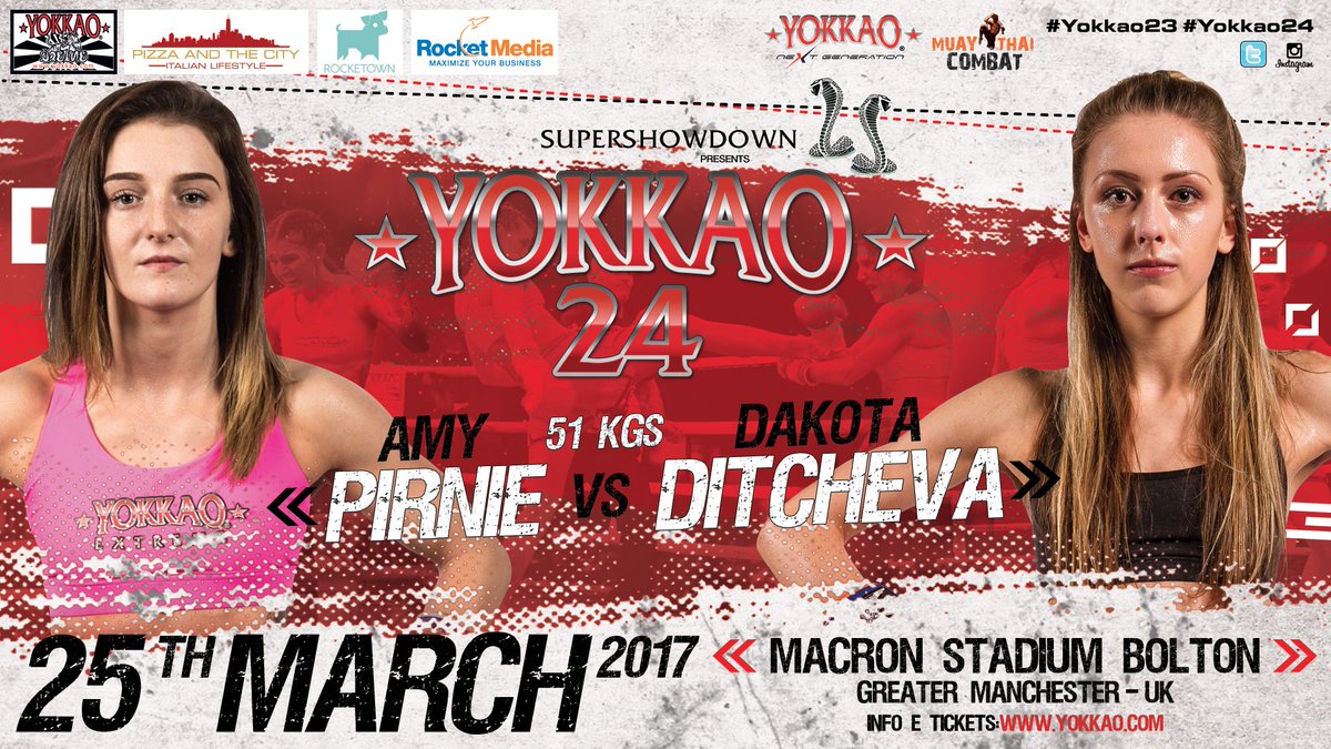 Tomorrow, <a href="/dakotatanko/">Dakota</a> faces Amy Pirnie at #Yokkao24 in what could be her most challenging bout to date. We wish Dakota the best of luck!
