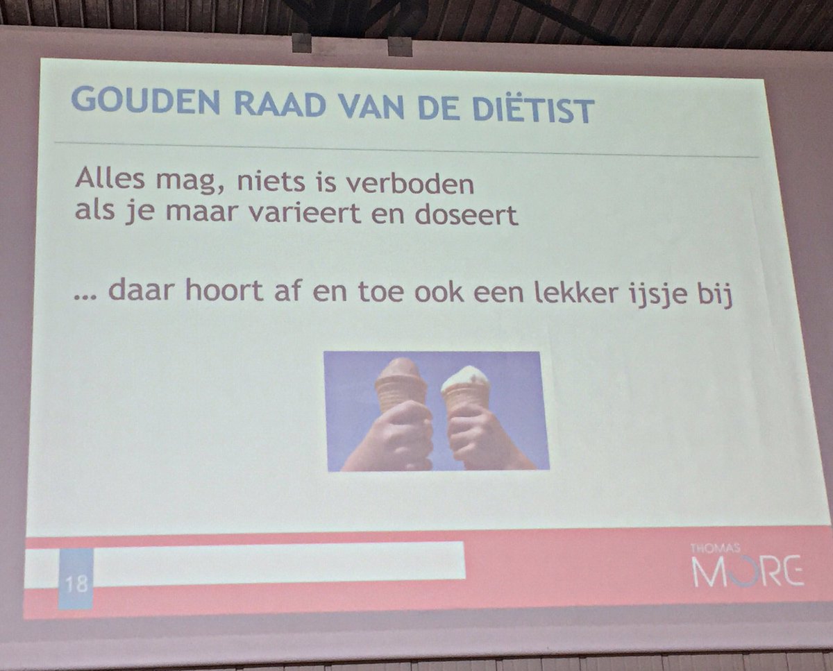 Tijdens de #WeekVanDeDietist geeft Veerle Huysmans op het <a href="/IJsboerke/">IJsboerke</a> persevent uitleg over een evenwichtig voedingspatroon <a href="/Dietisten_vl/">VBVD</a>