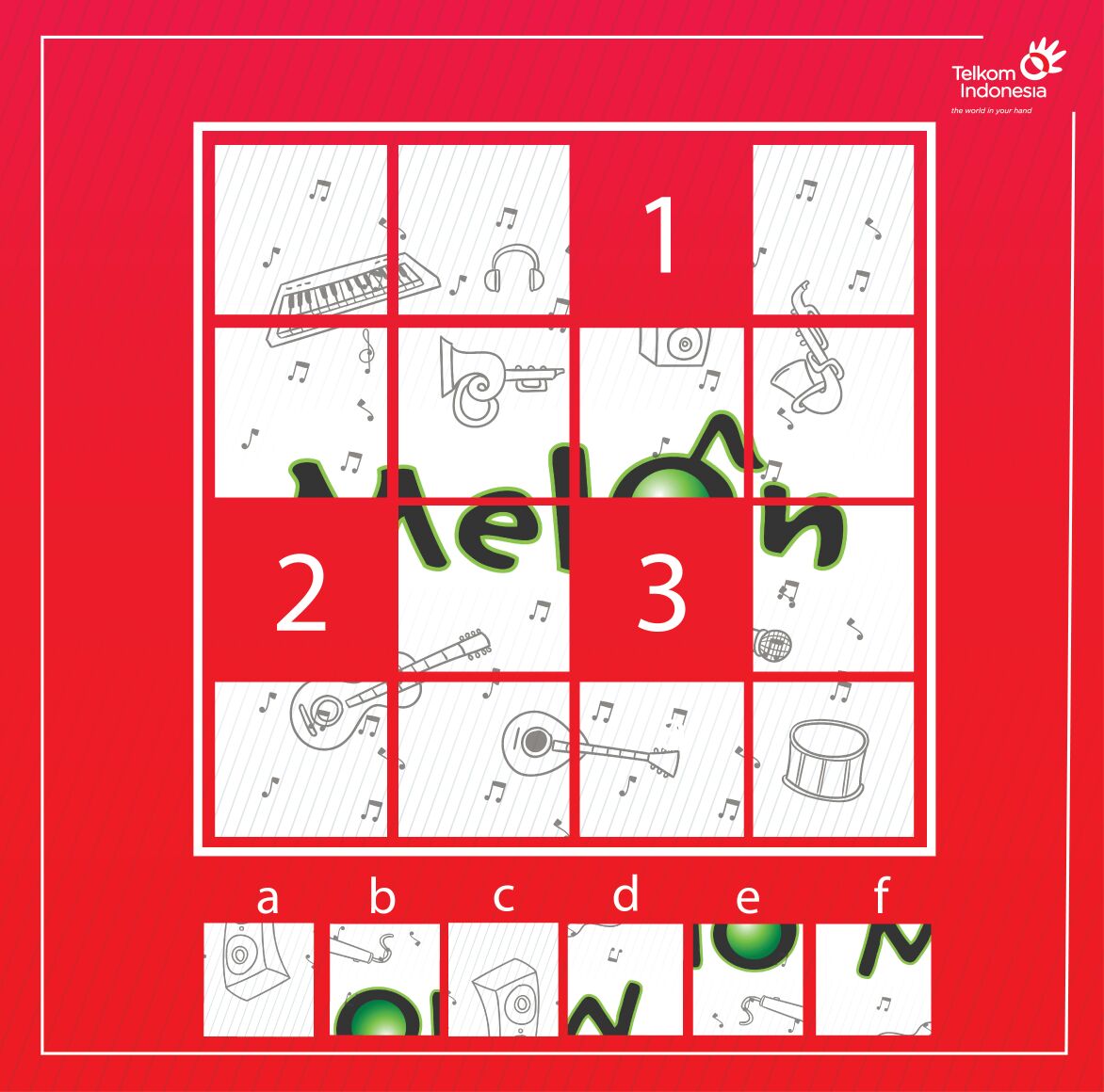 TelkomIndonesia's tweet photo. Pertanyaan kuis kali ini adalah: Lengkapi dan urutkan pecahan puzzle yang paling benar? https://t.co/7YGDZChSZ9