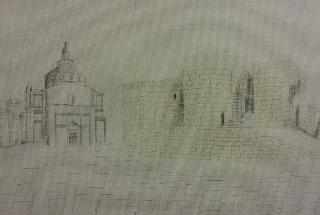 LSondrio's tweet image. "IL CASTELLO DELL'IMPERATORE
DI PIAZZA SANTA MARIA
DELLE CARCERI"
(~&amp;gt; su tela)