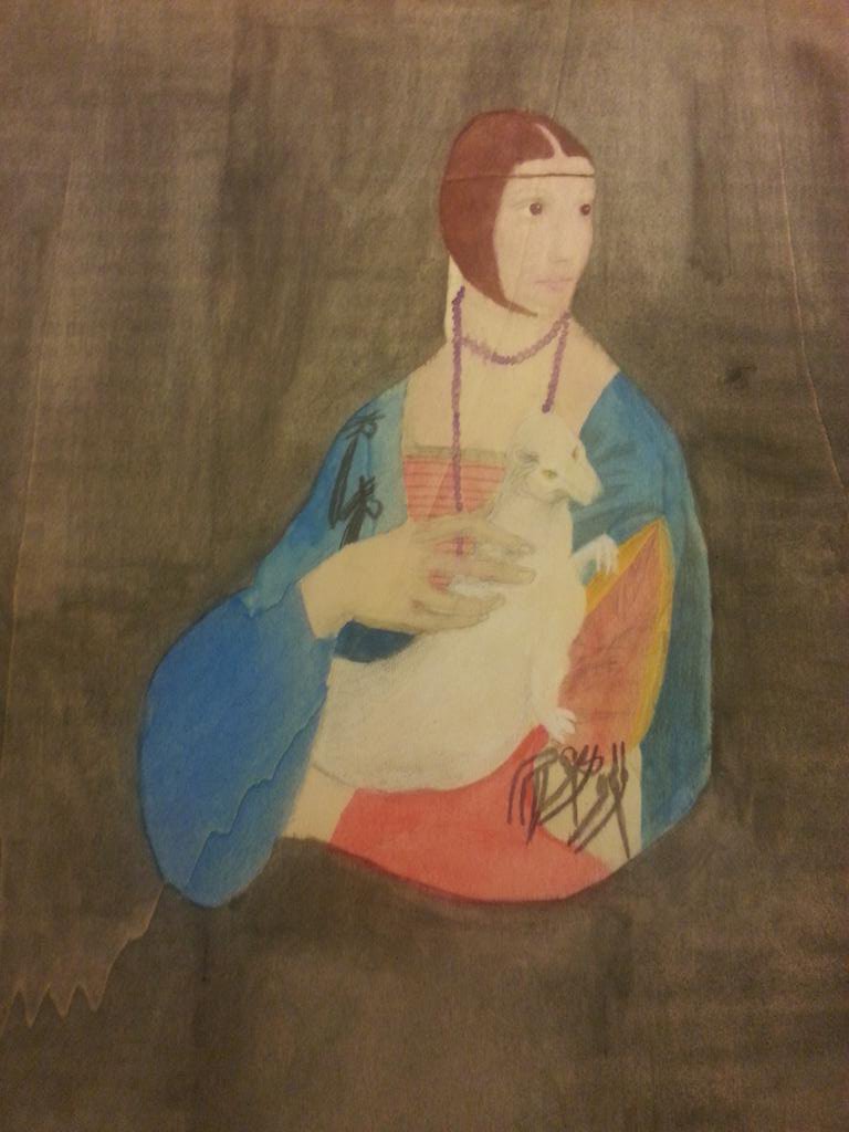 LSondrio's tweet image. "DAMA CON L'ERMELLINO"
(~&amp;gt; su tavola)