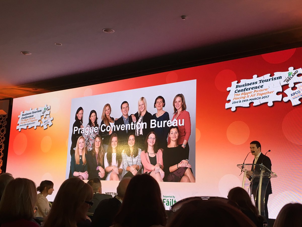 From <a href="/Hamburg_CVB/">Hamburg CVB</a> to <a href="/PragueConBureau/">Prague CVB</a>...let's hear it for the ladies!! #PragueInspires #AIPCO #MeetinIreland