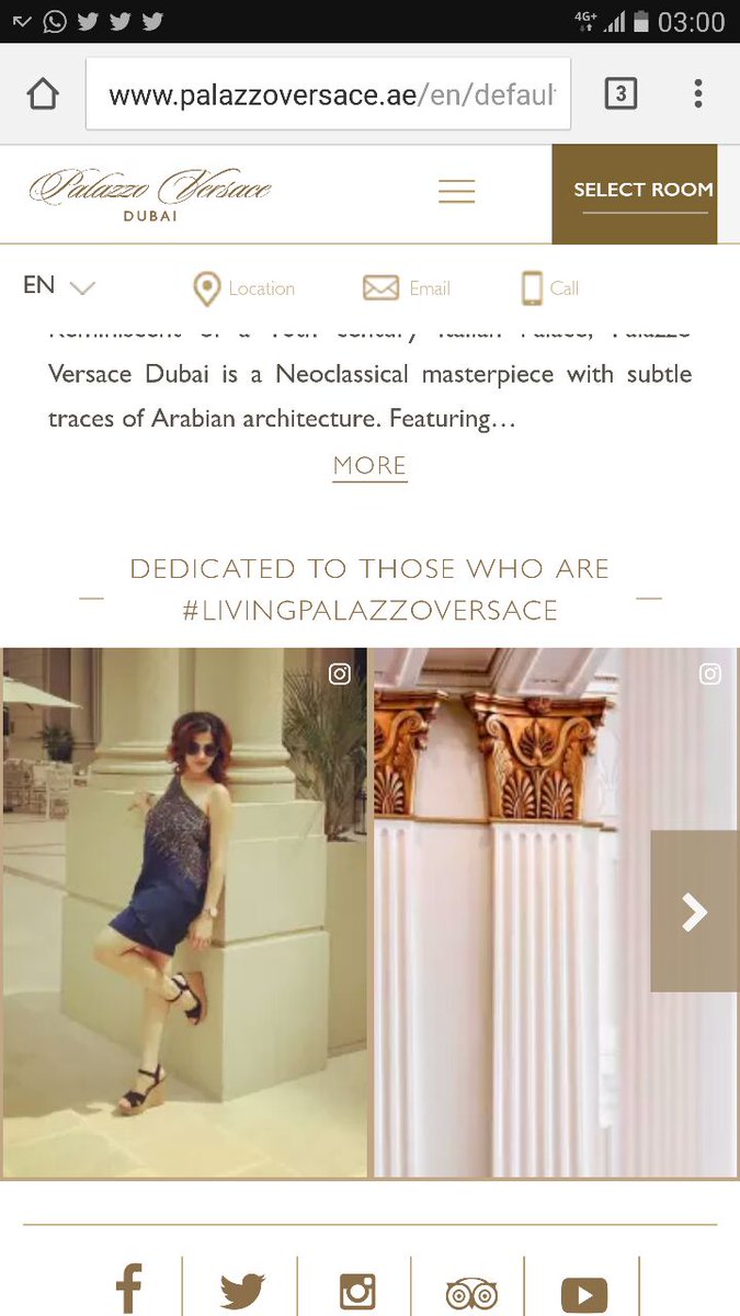Kamiya's tweet photo. Made it to @Versace #pallazoversace homepage! Haha #smalljoys @CurlyTalesBlog https://t.co/vypz71JIDW