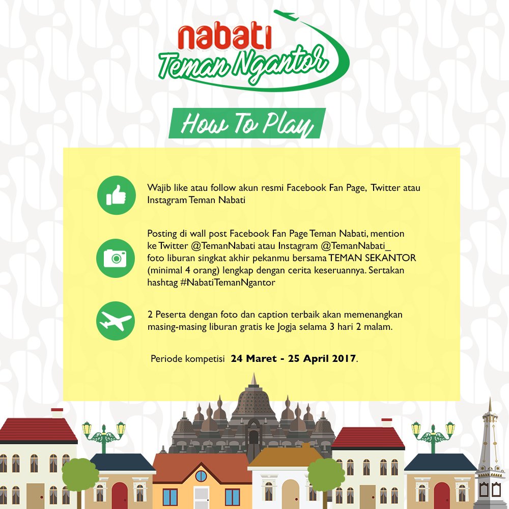 Teman Nabati On Twitter Mau Liburan Ke Jogja Gratis Yuk Ikutan