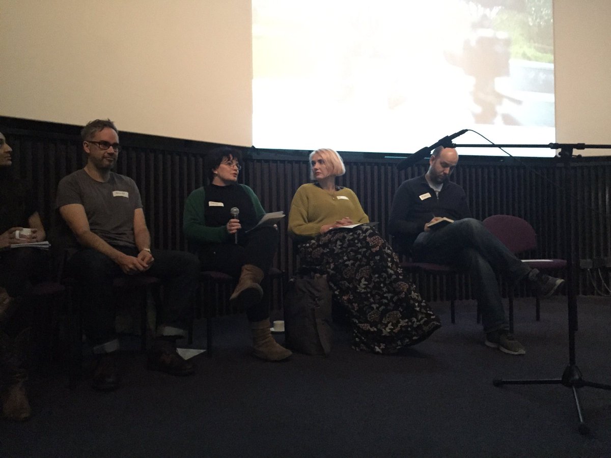 CVAN_EM's tweet photo. Hearing about access to the art world, residencies, community, funding from our #DOCUMENTartists #MakePracticePerfect @collectionusher https://t.co/9uxQ7VFhOJ