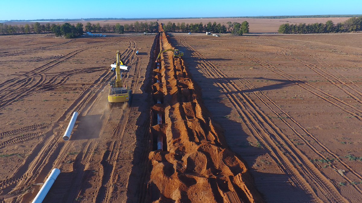 #goFARM knocking into shape - ripping and installing mainline