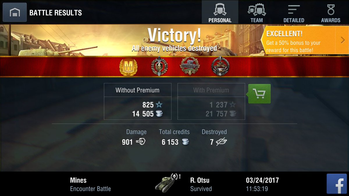 Hun_aquad's tweet photo. There weren't enough of them to beat the dmg record of 1141, dammit! #WoTBlitz https://t.co/cfLfiQBv8V