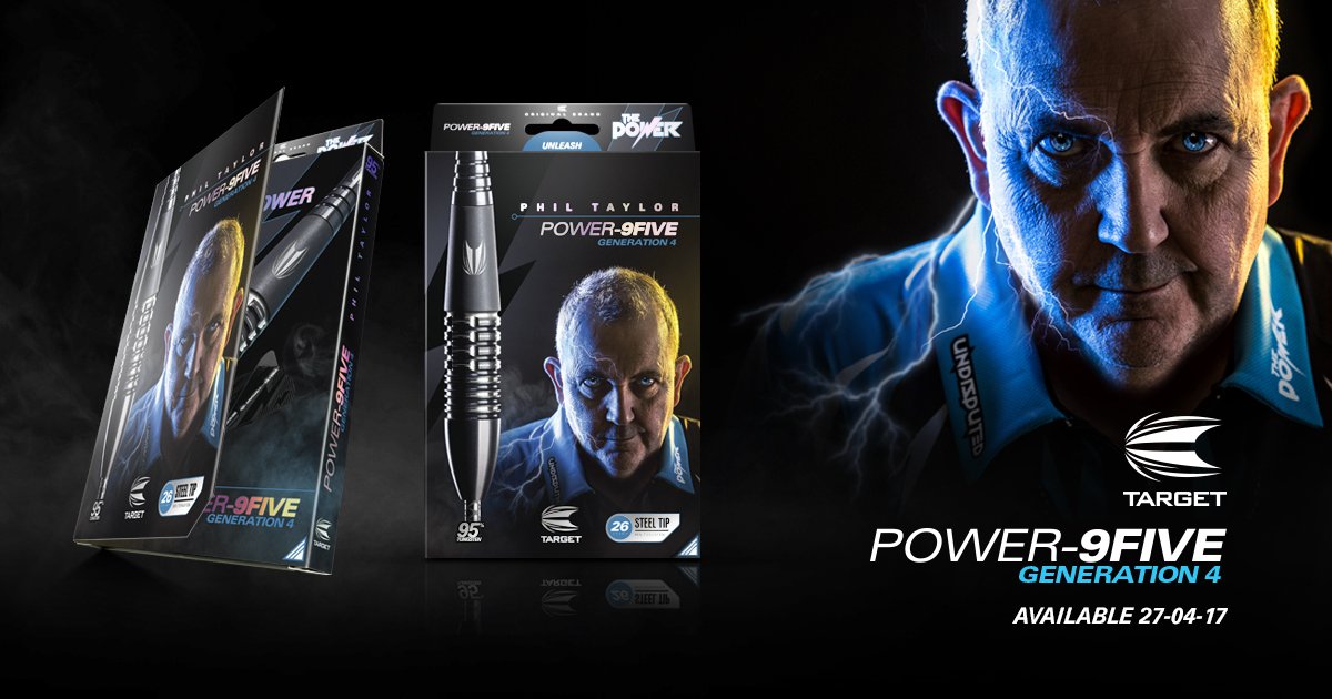The New Power 9Five Gen 4 Pack design by Target Darts. #TargetLaunch