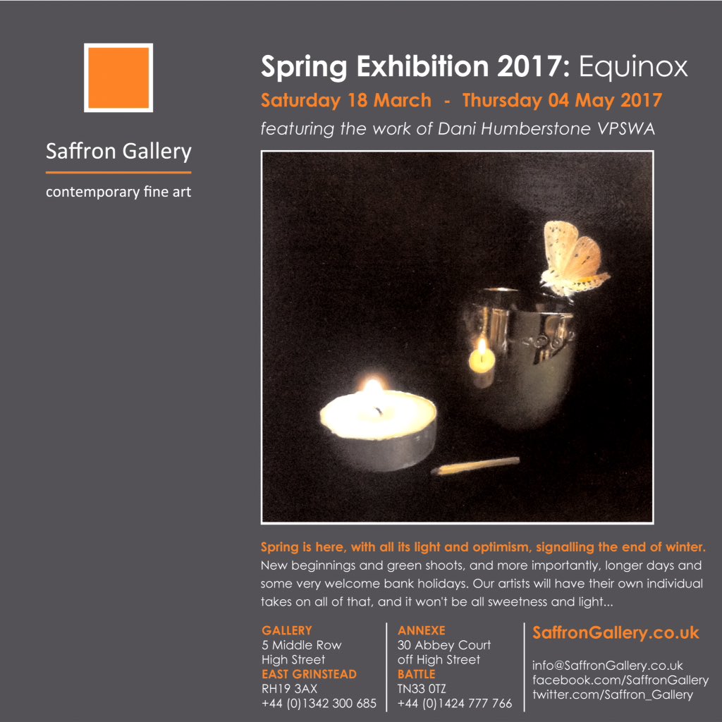 Spring is coming.. Longer days for looking at new collection of work at <a href="/Saffron_Gallery/">Saffron Gallery</a> new premises in East Grinstread #spring2017 #art