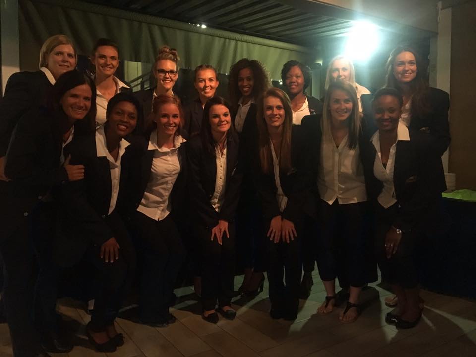 Netball_SA's tweet photo. "With blue minds and a golden heart" the #GoldenFireballs looked on FIRE at their #BFNPL launch last night! 🔥 https://t.co/pDAuWsNfrA