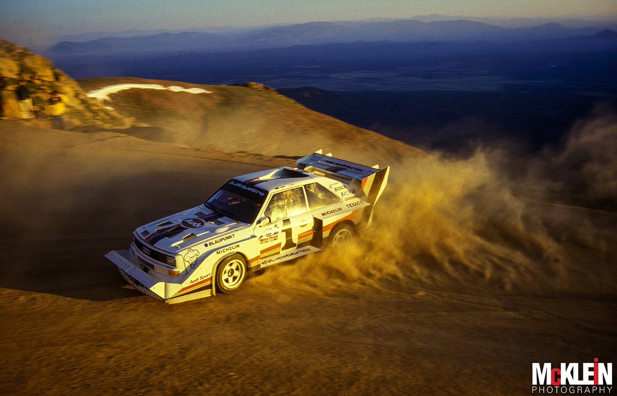 30 years ago Walter Röhrl spanked this Audi Sport Quattro S1 Group B monster up the Pikes Peak Hill Climb course.
instagram.com/p/BSBKXFNDdQC/