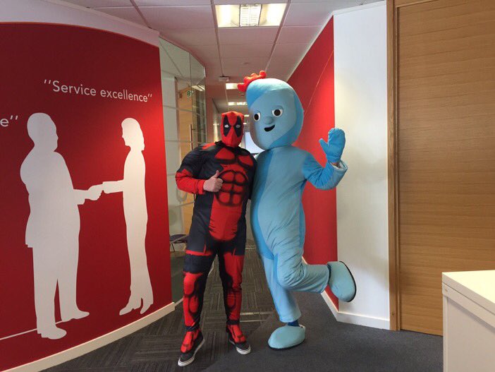 CommsCare's tweet image. #RedNoseDay at Comms-care has kicked off! Some colleagues seem to be missing &amp;amp; we have some peculiar substitutes in the office! @rednoseday