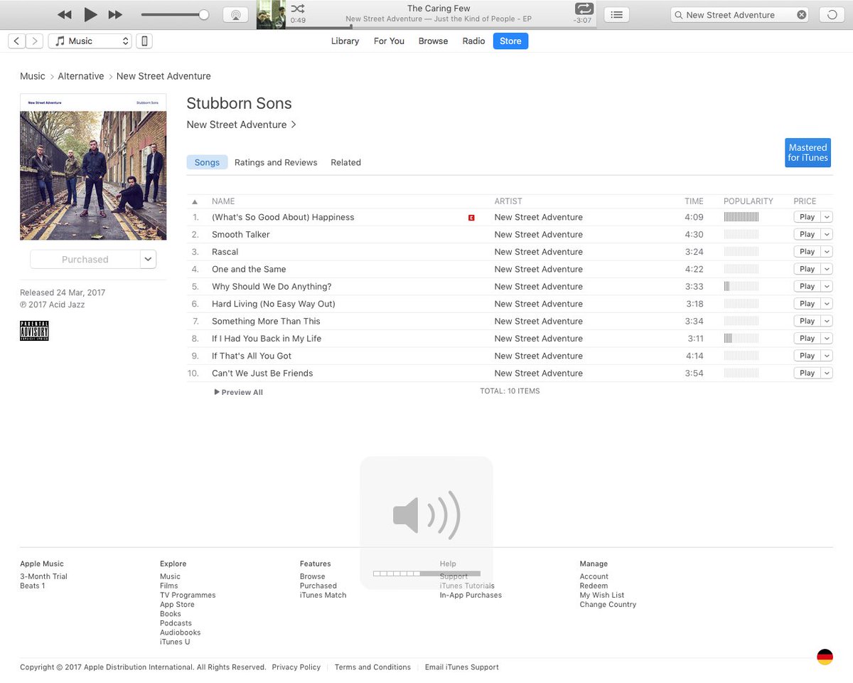 Listening already all morning to the brilliant new album from @NewStAdventure Sunny wishes from Berlin! itunes.apple.com/de/album/stubb…